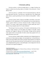 Kutatási anyagok 'Community Policing', 5.                