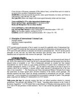 Összefoglalók, jegyzetek 'International Criminal Law', 6.                