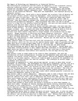 Esszék 'The Impact of Technology and Immigration on Industrial Workers', 2.                