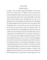 Összefoglalók, jegyzetek 'The Atom Bomb', 1.                