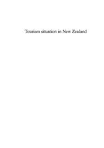 Kutatási anyagok 'Tourism Situation in New Zealand', 1.                