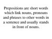 Prezentációk 'Prepositions', 4.                