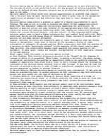 Esszék 'What is Decision Making?', 1.                