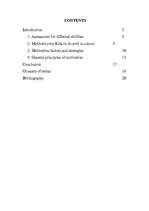 Kutatási anyagok 'How to Motivate Students', 1.                