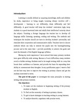 Kutatási anyagok 'Developing Writing Skills in Primary School', 3.                