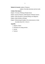 Kutatási anyagok 'Developing Writing Skills in Primary School', 4.                
