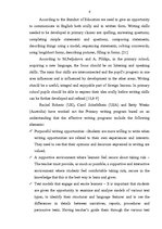 Kutatási anyagok 'Developing Writing Skills in Primary School', 6.                