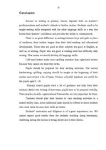 Kutatási anyagok 'Developing Writing Skills in Primary School', 27.                