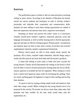 Kutatási anyagok 'Developing Writing Skills in Primary School', 28.                