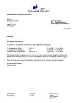 Minták 'Bestellung', 1.                