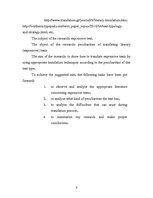 Kutatási anyagok 'Peculiarities of Translating Expressive Texts', 3.                