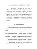 Kutatási anyagok 'Peculiarities of Translating Expressive Texts', 4.                