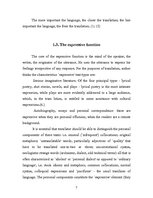 Kutatási anyagok 'Peculiarities of Translating Expressive Texts', 7.                