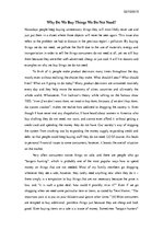 Esszék 'Why We Buy Things We Do Not Need', 1.                