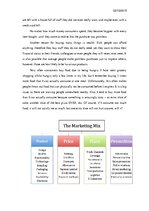 Esszék 'Why We Buy Things We Do Not Need', 2.                