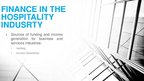 Prezentációk 'Sources of Funding and Income Generation for Business and Services Industries: F', 1.                