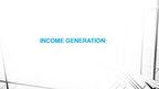 Prezentációk 'Sources of Funding and Income Generation for Business and Services Industries: F', 13.                