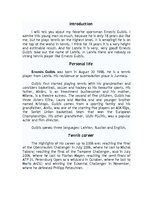 Kutatási anyagok 'My Favorite Athlete Ernests Gulbis', 2.                