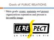 Prezentációk 'Public Relations Campaign: Description and Efficiency', 3.                