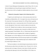 Esszék 'Operations Management and Overall Business Goals', 5.                