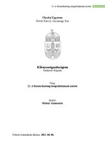 Kutatási anyagok 'Fenntarthatóság mérése', 1.                