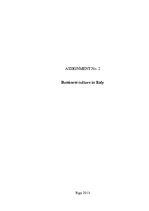 Kutatási anyagok 'Business Culture in Italy', 1.                