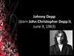 Prezentációk 'Johnny Depp', 1.                