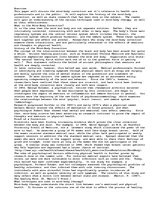 Esszék 'The Mind-Body Connection', 1.                