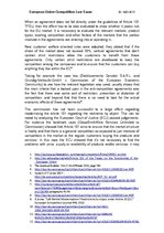 Összefoglalók, jegyzetek 'European Competition Law', 2.                