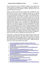 Összefoglalók, jegyzetek 'European Competition Law', 4.                