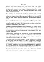 Esszék 'Mass Media', 1.                