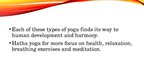 Prezentációk 'Yoga', 9.                