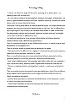Esszék 'Personality Psychology', 1.                