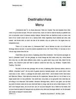 Üzleti tervek 'Company "Destination Asia"', 21.                