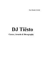 Kutatási anyagok 'DJ Tiesto: Career, Awards & Discography', 1.                