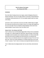 Összefoglalók, jegyzetek 'Duke City Gateway Travel Agency', 2.                