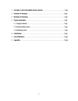 Összefoglalók, jegyzetek 'Tourism in Germany', 2.                