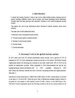 Összefoglalók, jegyzetek 'Tourism in Germany', 3.                