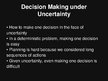 Prezentációk 'Decision-Making Under Uncertainty and Risk', 14.                