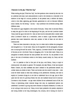 Esszék 'Characters in the Play "Mind the Gap"', 1.                