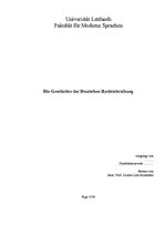 Kutatási anyagok 'Die Geschichte der Deutschen Rechtschreibung', 1.                