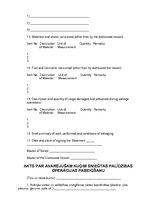 Minták 'Statement of Termination of Salvage Assistance Rendered to the Vessel in Distres', 2.                