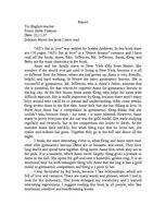 Esszék 'Book Report “All’s Fair in Love”', 1.                