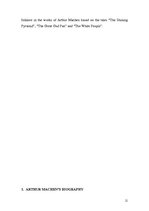 Záródolgozatok 'Celtic Folklore in the Works of Arthur Machen', 3.                