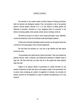 Kutatási anyagok 'Terorism in the World', 16.                