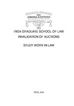Kutatási anyagok 'Invalidation of Auctions', 1.                