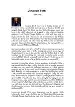 Összefoglalók, jegyzetek 'Jonathan Swift', 1.                