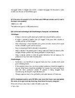 Összefoglalók, jegyzetek 'Costing and Pricing', 3.                