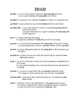 Összefoglalók, jegyzetek 'Phrasal Verbs with "Go"', 1.                