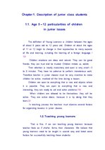 Kutatási anyagok 'Developing of Speaking Skills in Junior Classes', 6.                